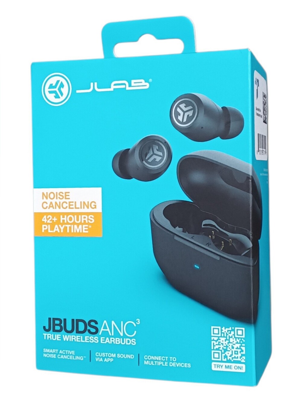 JLab JBuds ANC 3 True Wireless Earbuds with Charging Case 42 Hours Playtime NWT